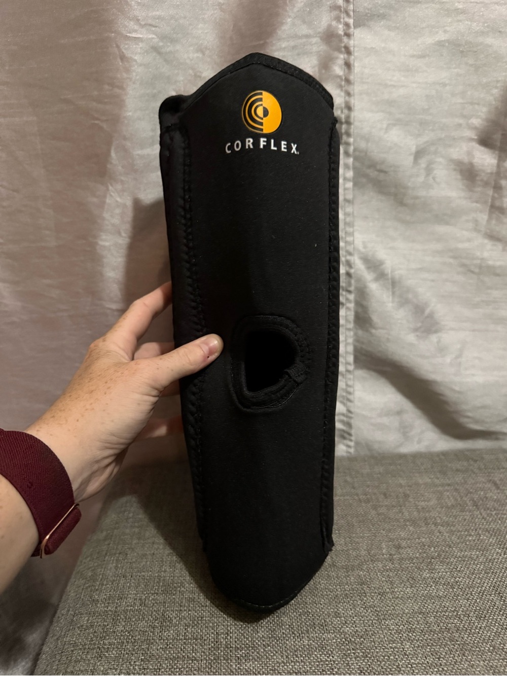 Black Neoprene Knee/Elbow Support Sleeve